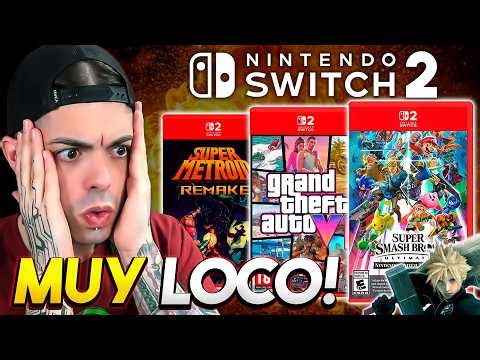 Esto de SWITCH 2 ya no es normal… se han filtrado cosas MUY gordas!