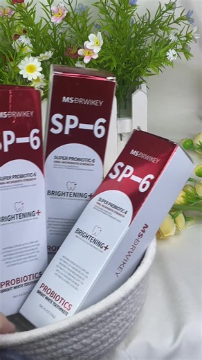 SP6 Super Probiotic Toothpaste for Healthy Smiles