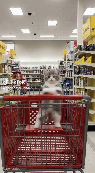 Little kitty shopping at Target. Dance by: @IShowSpeed #foryoupage #fyp #trending #viral #viralvideo