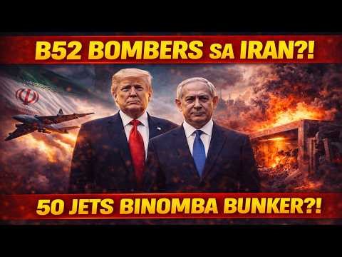 B52 BOMBERS GINAMIT SA IRAN?! 50 JETS BINOMBA ANG BUNKER NI KHAMENEI