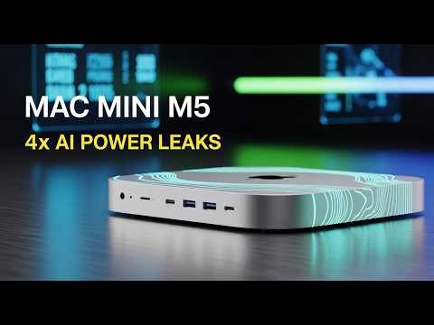 Mac Mini M5: 4x AI Power, Thunderbolt 5 & Next-Gen Apple Silicon (Rumor Overview)