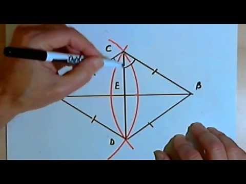 Constructing a Perpendicular Bisector of a Line Segment 128-2.20