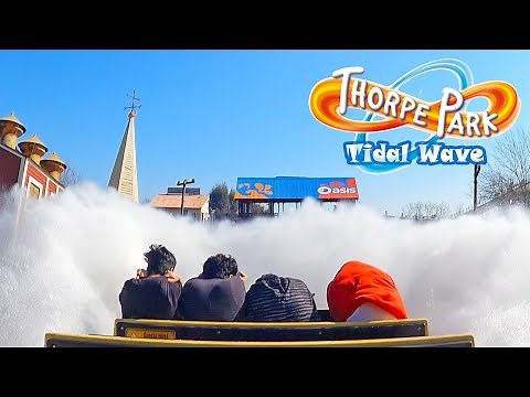 TIDAL WAVE On Ride POV at Thorpe Park (March 2022) [4K]