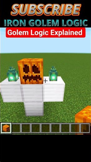 Iron Golem AI Logic Explained🔥😱 #Minecraft #MinecraftShorts #MinecraftLogic #MinecraftFails