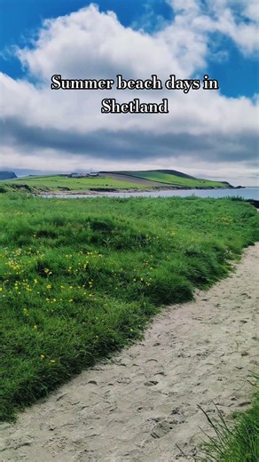 Summer beach days in Shetland #shetland #beautifulnature