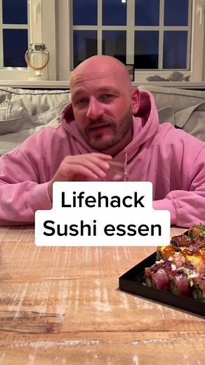 Sushi essen leicht gemacht: Der Stäbchen Trick! 🥢🍣