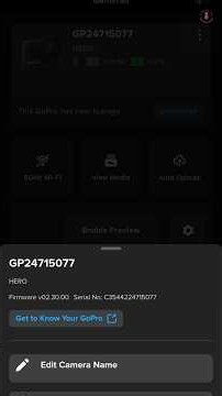 🆕 Firmware update v2.30 for GoPro Hero|TECH_1073|#gopro #goprohero #tech #firmware #update 🔥🎥📸