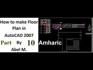 Part 10 Modelling Elevation View In AutoCad By Abel M