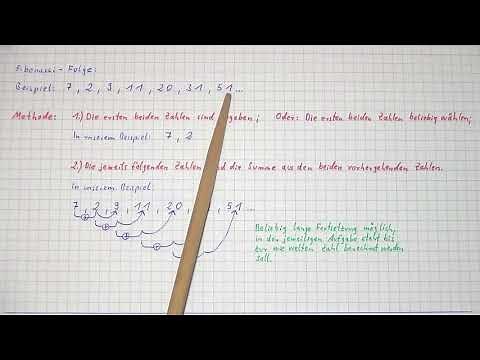Fibonacci Folge (Grundschule 4. Klasse)