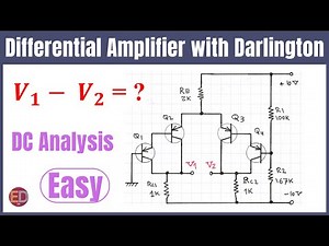 Differential Amplifier with Darlington pair DC Analysis, Darlington PNP Transistor Circuit Analysis