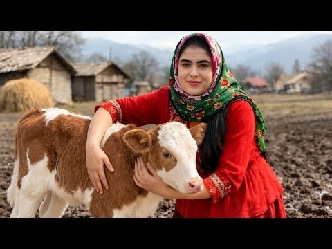 "Village Life With My Grandpa 🧀 Making Fresh Traditional Cheese | Simple Living"