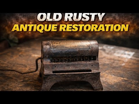 Old Rusty Antique Machine Restoration | Satisfying Vintage Tool Revival