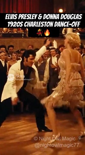 Elvis Presley & Donna Douglas 1920s Charleston Dance-Off 💃🔥 #shorts #viral #elvispresley