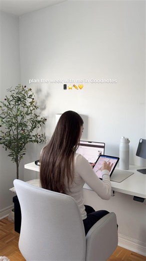 Plan the week with me in goodnotes📱💛✏️ #goodnotes #goodnotesplanner #ipad