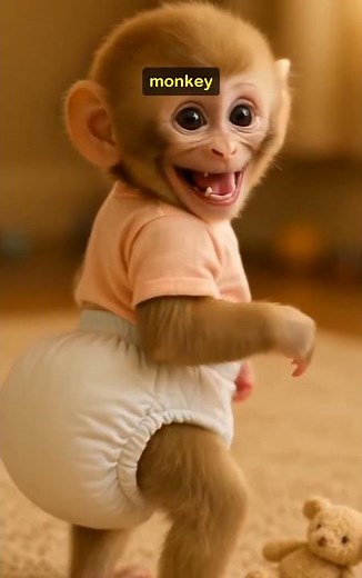 Cute monkey in French 🇫🇷 #LearnFrench #FrenchVocab