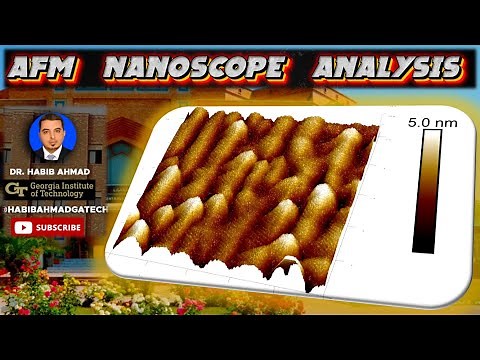 AFM NanoScope Analysis Software || Atomic Force Microscopy 🔬✨📊