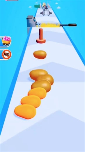 Potato Rush Lvl.2 - Turning Potatoes into Crispy fries ! 🥔😂 #shorts #games #potatoRush #gameshorts.