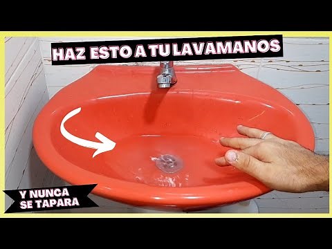 How to UNCLOG the BATHROOM SINK