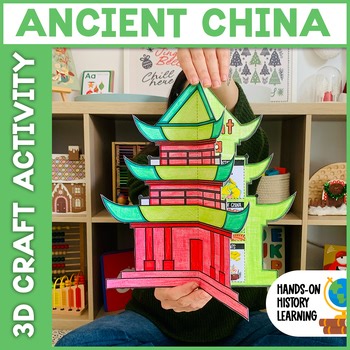 Ancient China Project Activity | Pagoda 3D Craftivity | Ancient Civilization