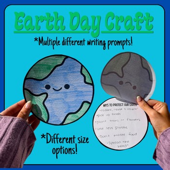 Earth Day Craft & Writing Activity- Perfect for Spring!