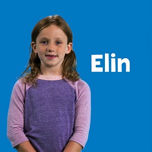 Elin likes to touch her tongue to her nose! What does your child like to do? | PBS KIDS