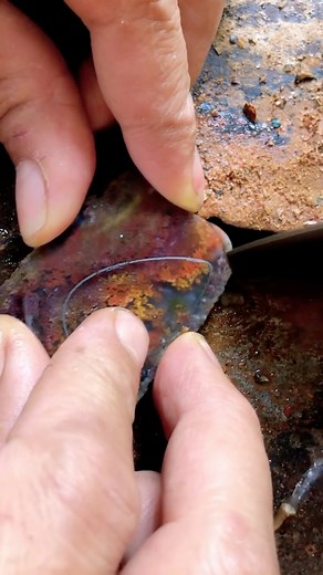 6.8K reactions · 130 shares | From a rough scenic moss agate slab to...