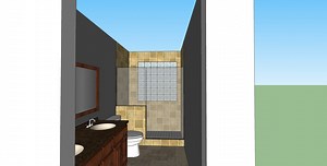 Best way to handle top of shower curbs