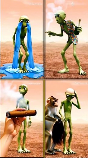 Green Alien Dance | El Chombo - Dame Tu Cosita feat. - Yeşil Uzaylı Dansı#yeşiluzaylı #damelagomita