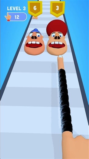 Finger Runner 3D 🤣🔥 This Game Is Too Funny! #shorts #funny #gaming