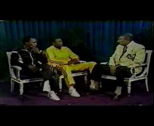 Leonard/Hearns. Sept, 1981 Howard Cosell interviews them.