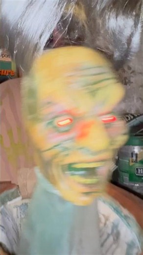 Spirit Halloween most unique animatronic? Pop Up Zombie Toilet, Jump scare prop in action. #shorts