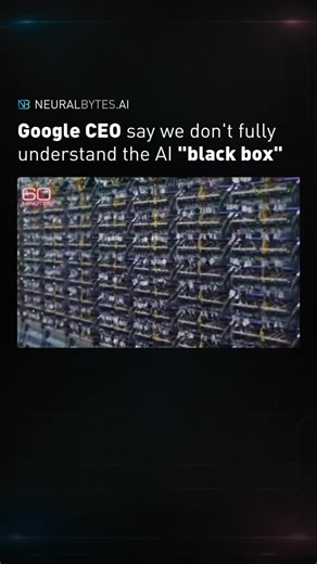 NeuralBytes AI on Instagram: "Sundar Pichai said something quietly unsettling on 60 Minutes: …even the people building today’s most advanced AI don’t fully understand what’s happening inside it. Not in a sci-fi way. Not “it’s alive.” But in a very real, technical sense. Modern AI systems are trained, not programmed line by line. Engineers understand the architecture, the training process, and the inputs and outputs — but the exact internal reasoning path a model takes is often opaque. Patterns e
