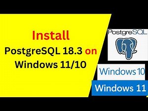 How to Install & Configure PostgreSQL 18.3 on Windows 11/10 – FULL Setup Guide& PGadmin & Dbeaver