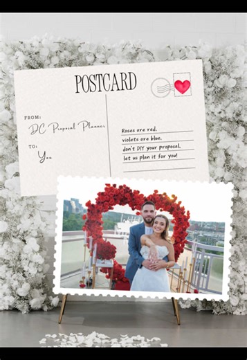 A little Valentine from DC Proposal Planner 💌 Swipe for proposal inspiration. Ready to plan? 💌 DM now for our brochure! ➡️ www.DCProposalPlanner.com — #dcproposal #dcproposalplanner #engaged #fyp #marriageproposal