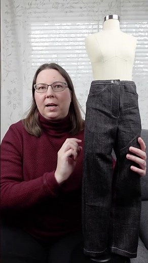 Here is the free Jeans pattern you requested! #sewing #freesewingpattern