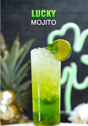 Refreshing Lucky Mojito for St. Patrick’s Day