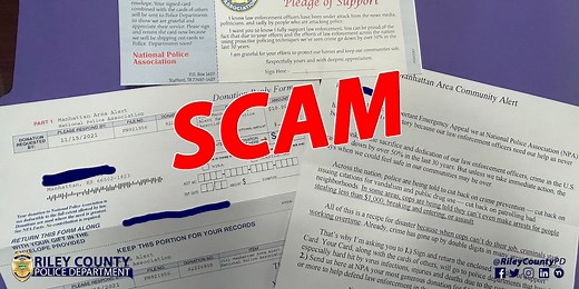 RCPD: “Scam” police association requesting donations from MHK residents