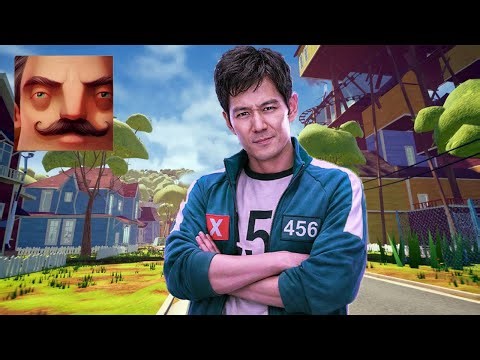 Hello Neighbor - My New Neighbor Squid Game Big Player 456 Seong Gi-hun Act 2 Random Gameplay