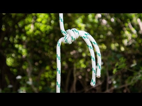 How to Tie the European Death Knot (Flat Overhand Bend)
