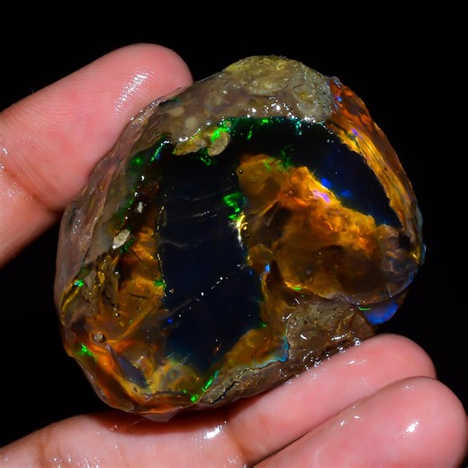 Opal Rough,specimen Opal Crystal, Natural Opal Raw for Jewelry Making, Ethiopian Opal, Big Opal Specimen, Loose Welo Fire Opal Raw 140.00 CT - Etsy
