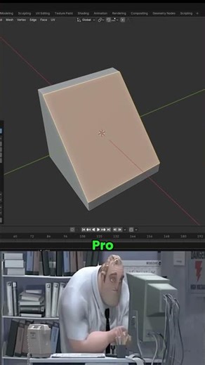 Noob vs Pro Artist || Modeling Stairs in Blender