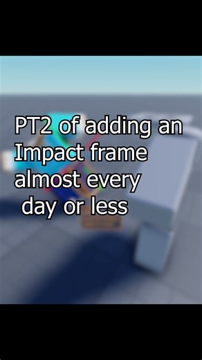 Adding an impact frame to an animation pt2 #roblox #robloxanimation