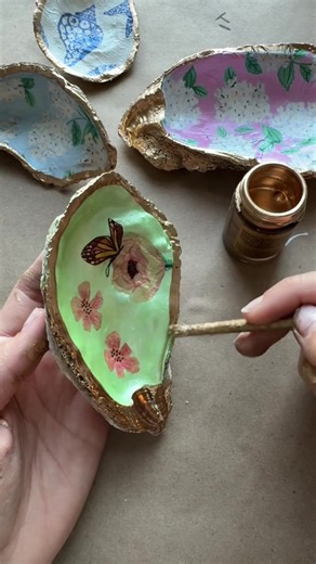 Creating Beautiful Shell Art with Decoupage