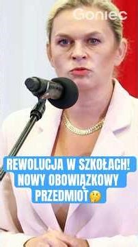 THE END OF WDŻ? BARBARA NOWACKA ANNOUNCES CHANGES!
