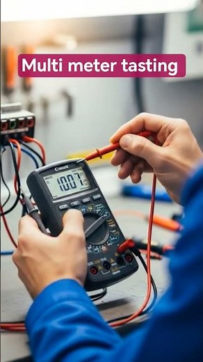 Master the Multimeter: Easy Testing & Reading Guide! ⚡️#MAMAARTV #tech #learning #information