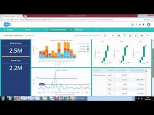 CFO Dashboard Using Salesforce Wave Analytics