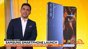 45K views · 277 reactions | The smartphone battle is heating up, with Samsung announcing its brand-new Galaxy S22 lineup overnight  | Sunrise | Facebook