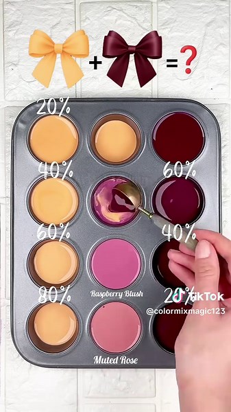 Watch the magic of color mixing unfold - create beautiful colors from scratch! #usa🇺🇸 #fyp #colormix #colormixing #asmrart