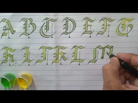 Learn how to Master Double Line Gothic Calligraphy | Blackletter