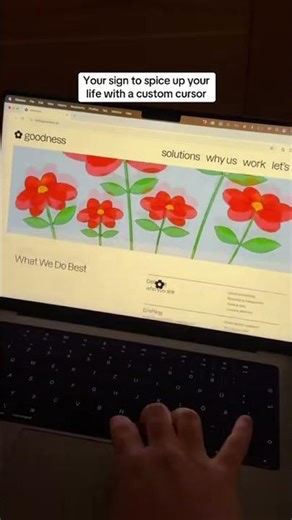 Custom cursor in Readymag